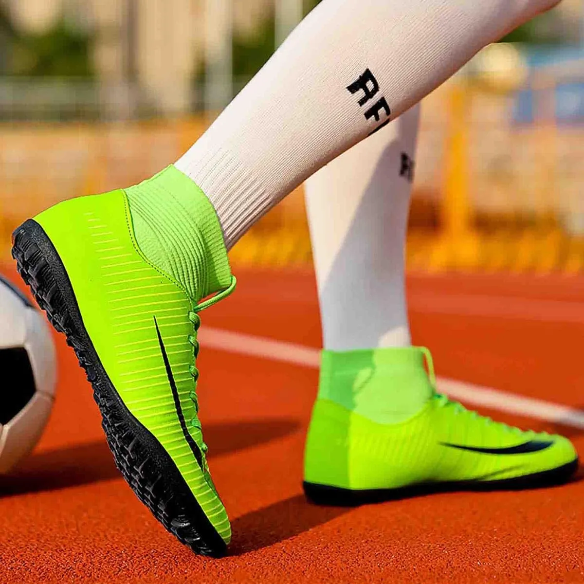 MEBAMY Soccer Cleats for Mens Womens Turf Soccer Shoes SD