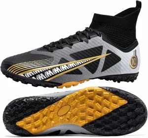 MEBAMY Soccer Cleats for Mens Womens Turf Soccer Shoes SD