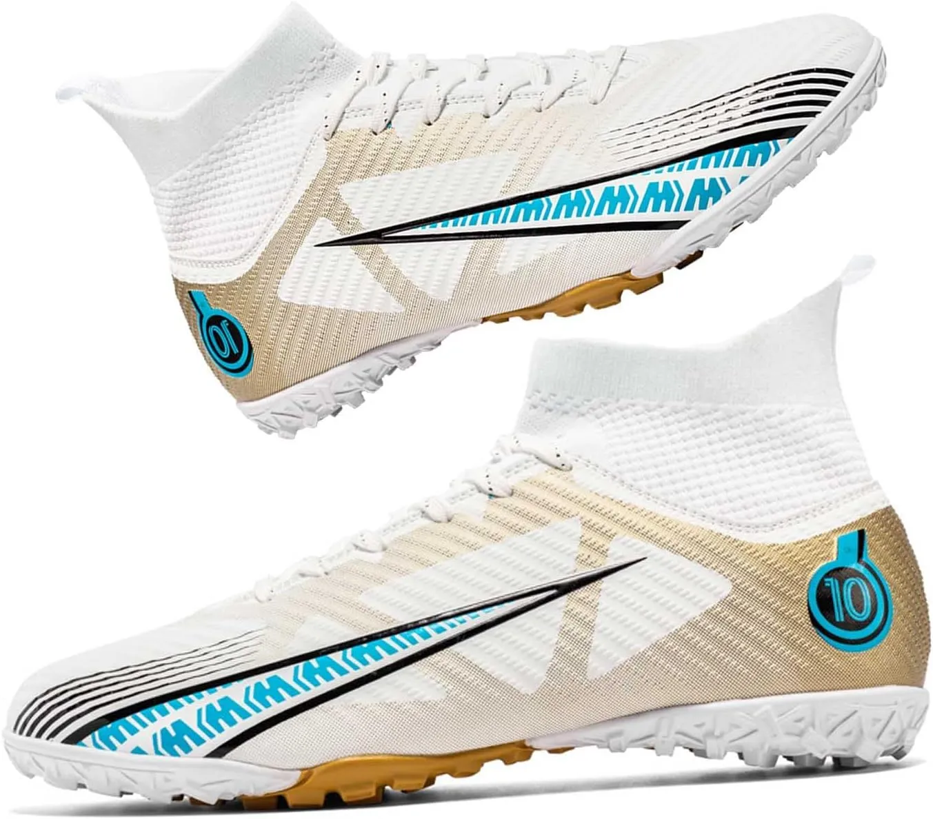 MEBAMY Soccer Cleats for Mens Womens Turf Soccer Shoes SD