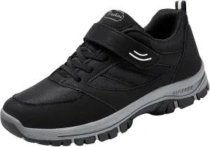 Men Casual Shoes Fashionable New Pattern Solid Color Simple Thick Sole Hook Loop Four Season Sports Mens Athletic Shoes