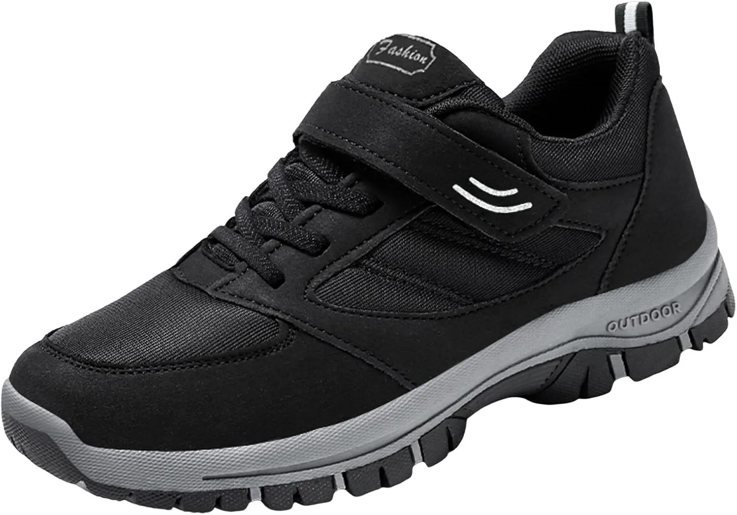 Men Casual Shoes Fashionable New Pattern Solid Color Simple Thick Sole Hook Loop Four Season Sports Mens Athletic Shoes