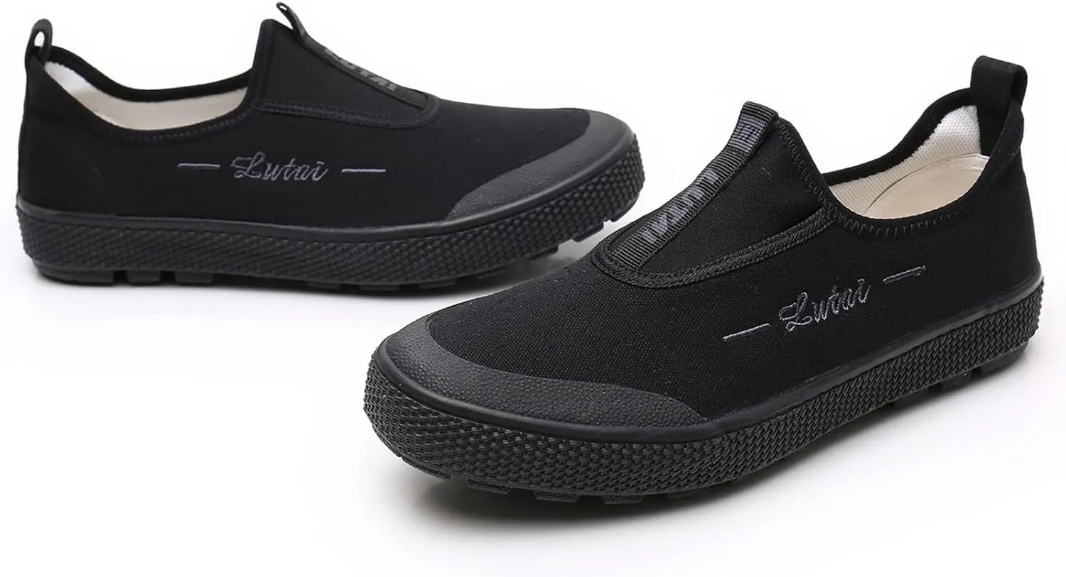 Men Shoes Breathable Canvas Men Shoes Rubber Soled High Top Labor Sneaker Storage Sneaker