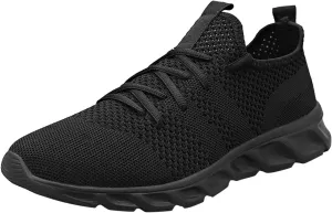 Men Solid Color Mesh Lace Up Casual Shoes Comfortable Breathable Soft Sole Men New Casual Sneaker Shoes