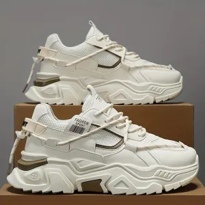 Men's Breathable Gym Training Shoes Casual Athletic Sneakers with Fabric Upper, Rubber Sole for Running, Workouts, Casual Attire