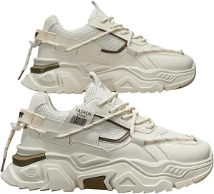 Men's Breathable Gym Training Shoes Casual Athletic Sneakers with Fabric Upper, Rubber Sole for Running, Workouts, Casual Attire