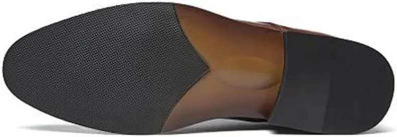 Men's Business Leather Shoes Loafers Patent Leather Swallowtail Formal Shoes Suitable for Wedding Banquets and Daily Travel