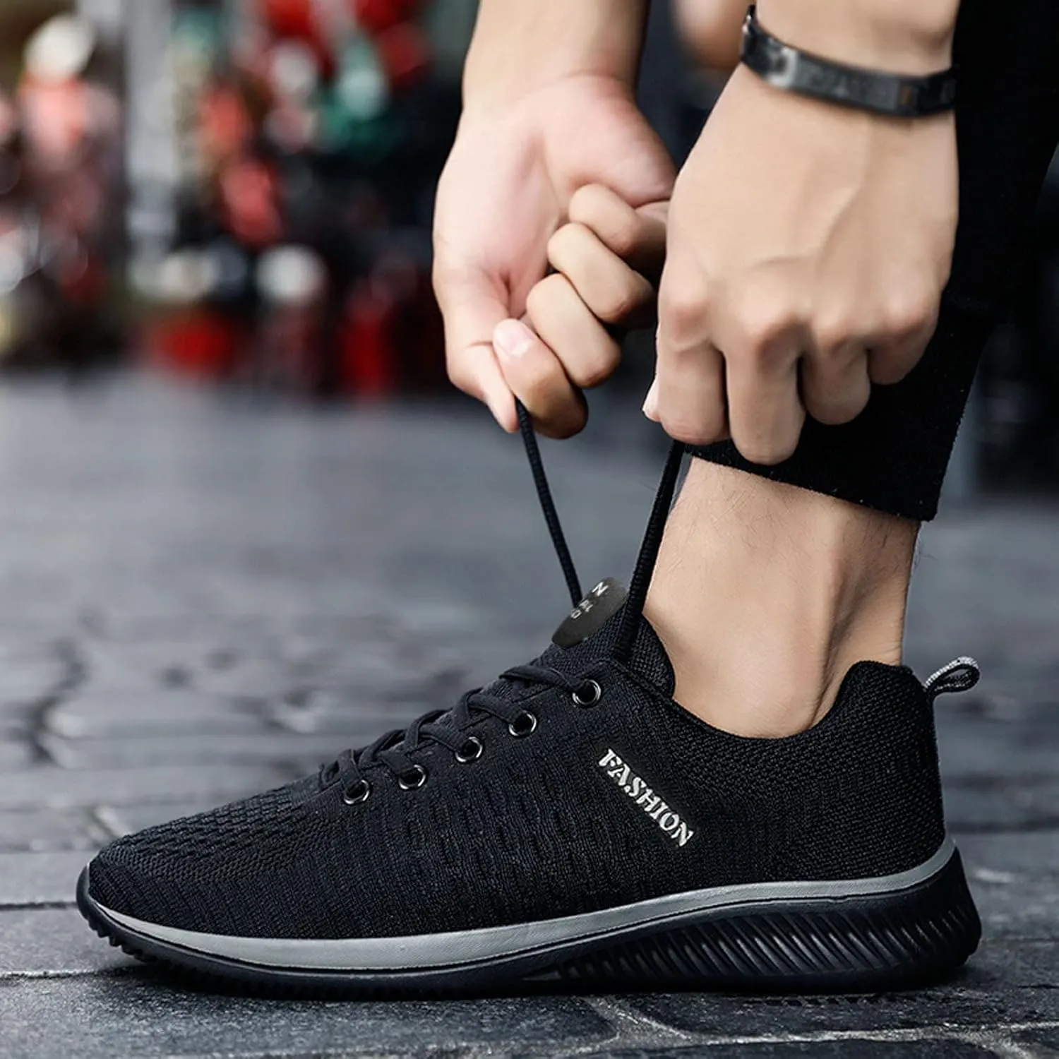 Men's Casual Dress Sneakers Oxfords Business Mesh Breathable Tennis Shoes Men Sports Ladies Casual Shoes Women's Fashion Sneakers Slip On Tennis Shoe Trainers Shoe
