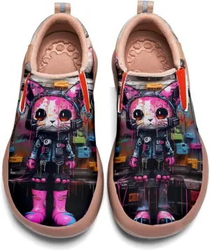Men's Casual Loafers Animal Painted Sneakers Lightweight Slip-Ons Walking Travel Shoes Mechanical Style