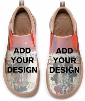 Men's Casual Loafers Animal Painted Sneakers Lightweight Slip-Ons Walking Travel Shoes Mechanical Style