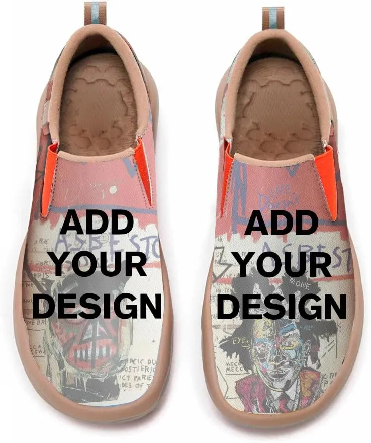Men's Casual Loafers Animal Painted Sneakers Lightweight Slip-Ons Walking Travel Shoes Mechanical Style