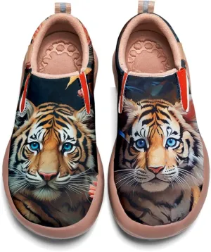 Men's Casual Loafers Animal Painted Sneakers Lightweight Slip-Ons Walking Travel Shoes Mechanical Style
