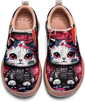 Men's Casual Loafers Animal Painted Sneakers Lightweight Slip-Ons Walking Travel Shoes Mechanical Style