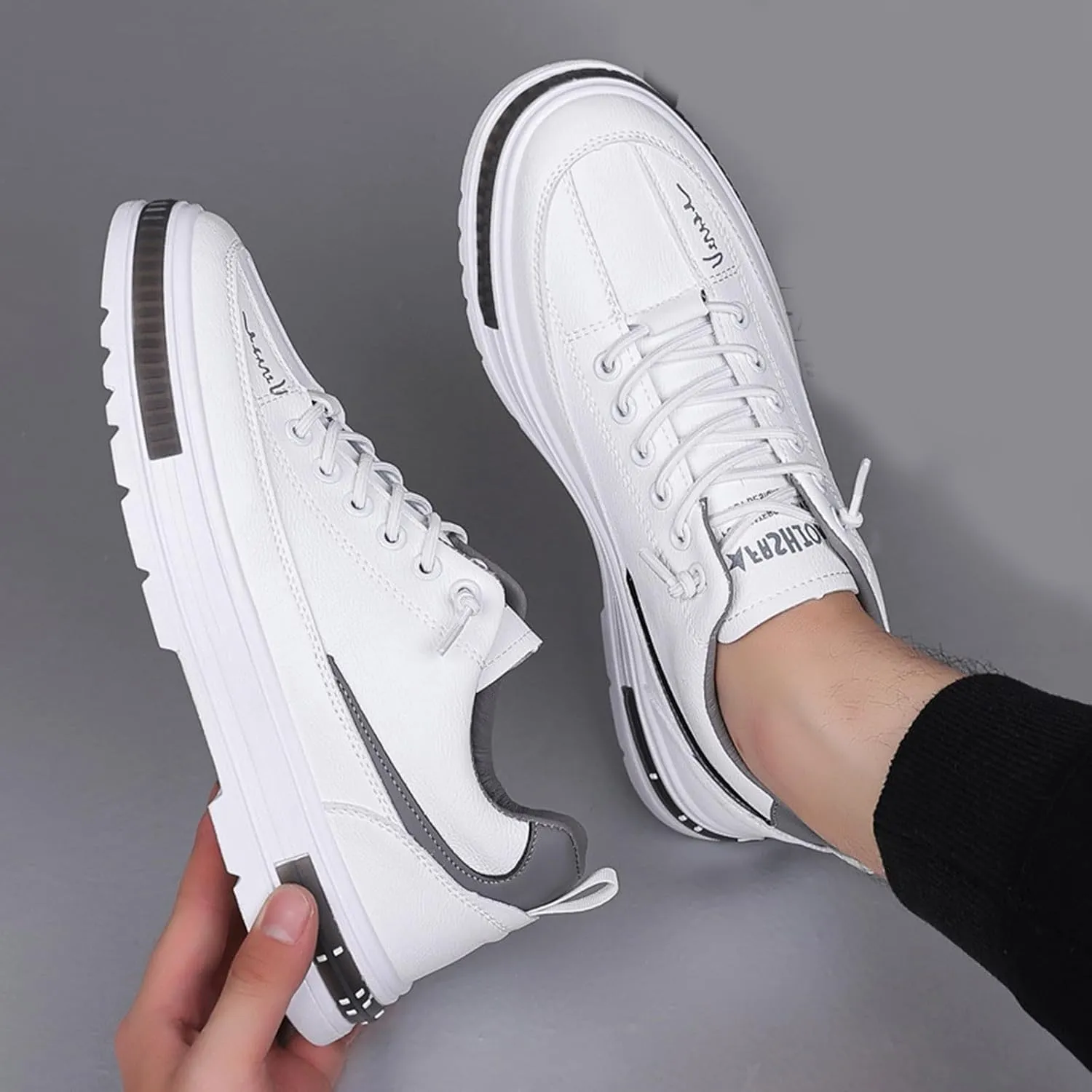 Men's Casual Versatile Flat Sole Shoes Men's Low Top Sports Shoes Mens Casual Canvas Sneaker