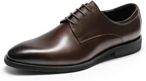 Men's Classic Derby Shoes - Comfortable Loafers for Weddings, Office, and Formal Events