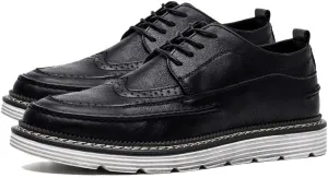 Mens Classic Dress Shoes Business Sneakers Casual Shoes Brogue Oxford Shoes