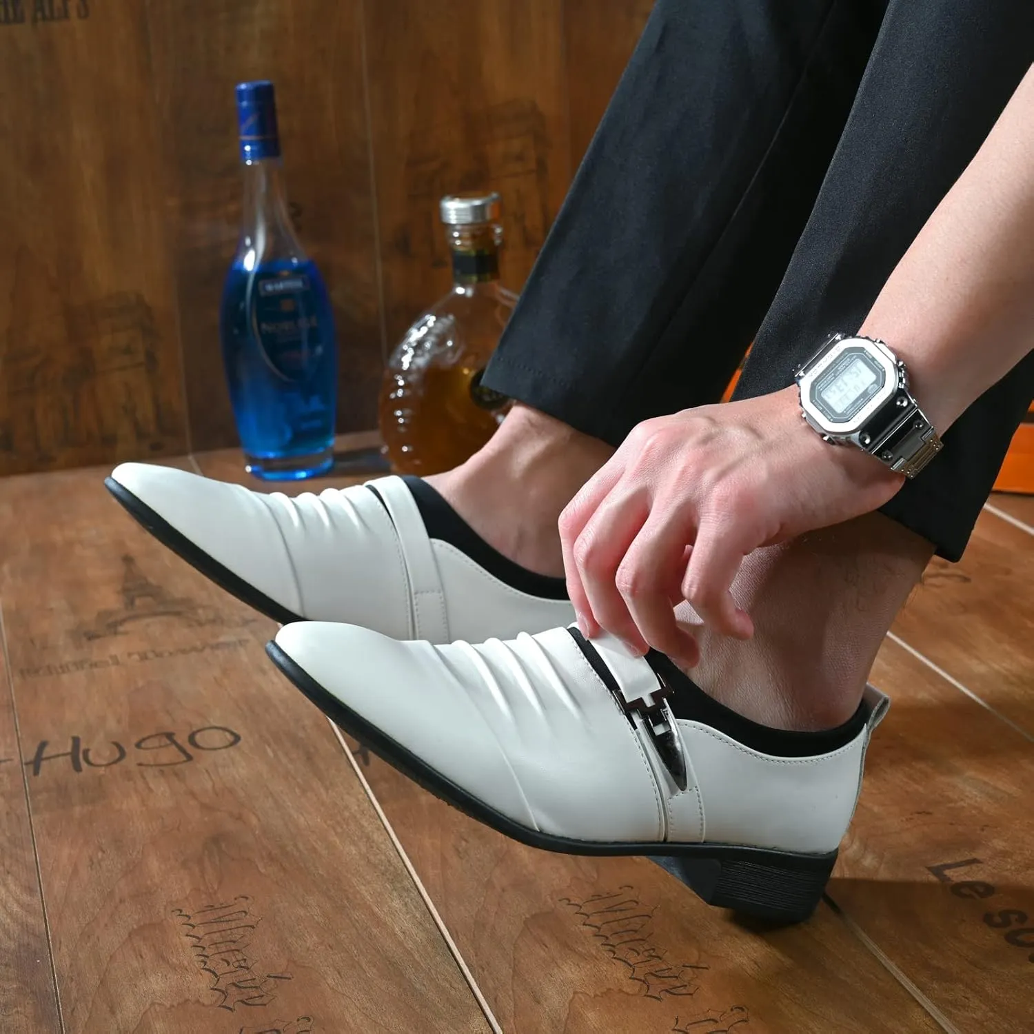 Men's Classic Oxford Shoes Dress Breathable Leather Shoes