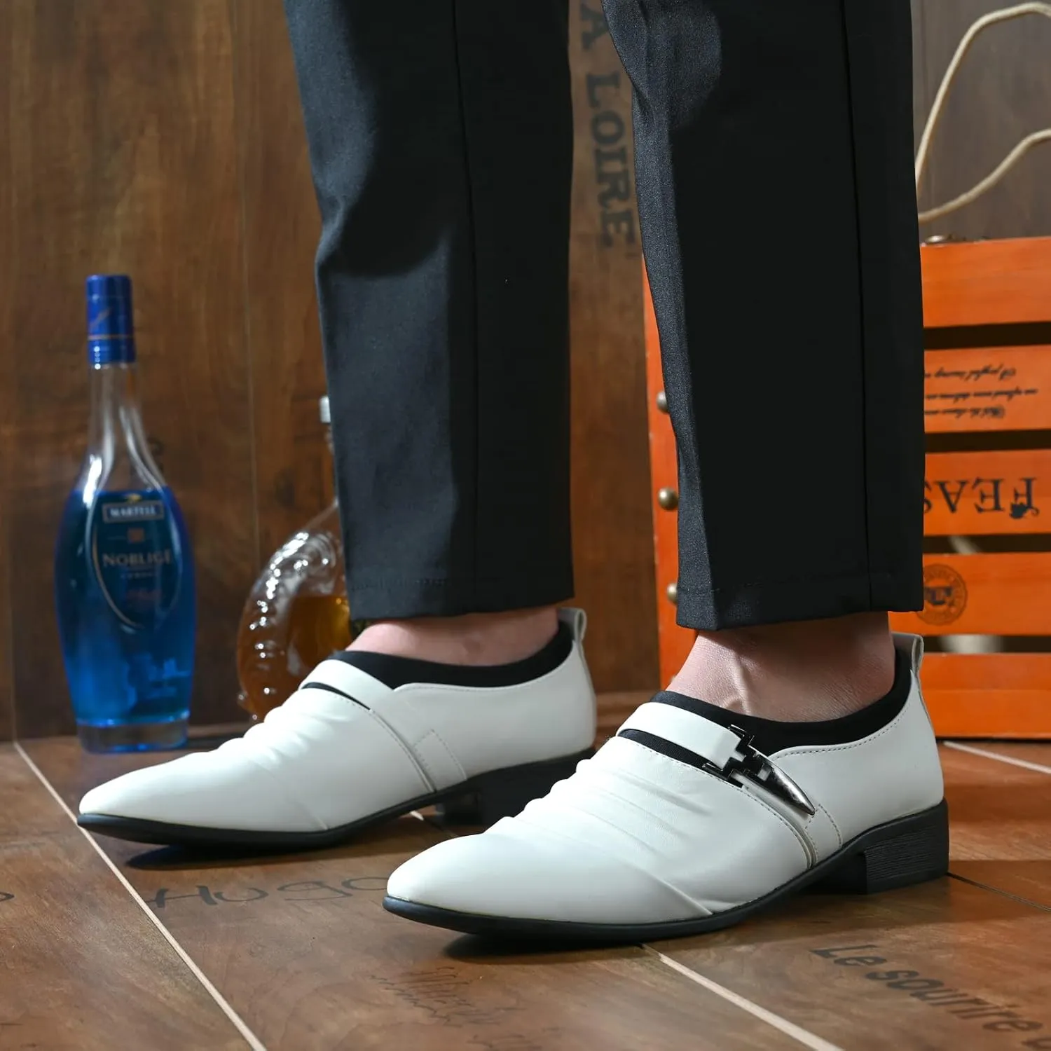 Men's Classic Oxford Shoes Dress Breathable Leather Shoes