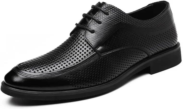 Men's Classic Oxford Shoes Mens Leather Lace-up Casual Business Formal Dress Shoes Derby Shoes for Men(10.5)