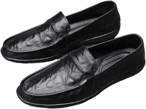 Men's Dress Comfort Loafer Mens Casual Loafers Slip On Leather Shoes Lightweight Driving Shoes Moccasins Classic Loafer Flats Boat Shoes