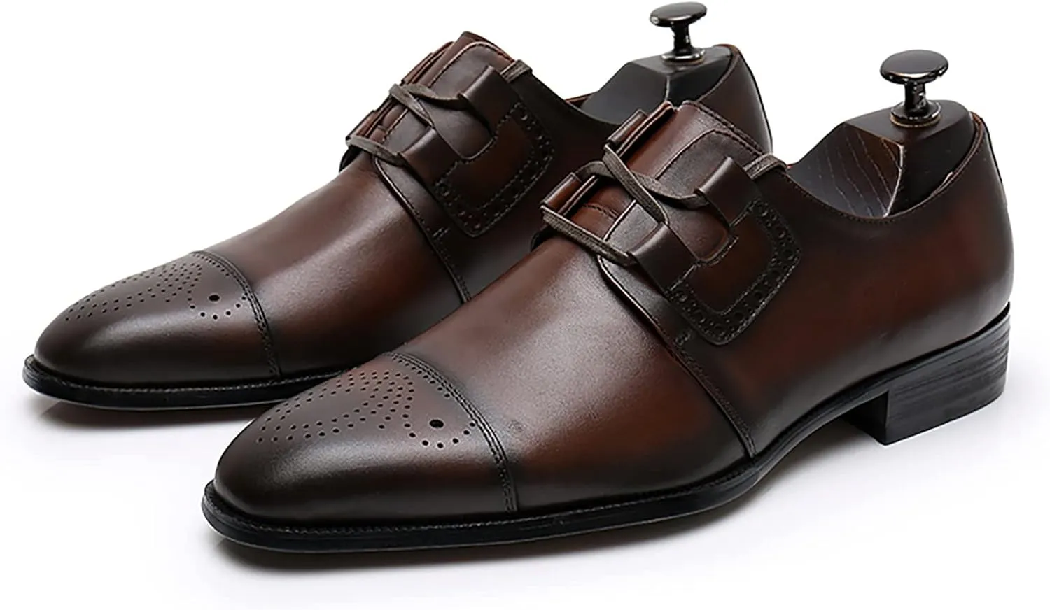 Men's Dress Leather Shoes Formal Loafers for Men Casual Slip On Moccasins Leather Lightweight Driving Shoes Business Shoes