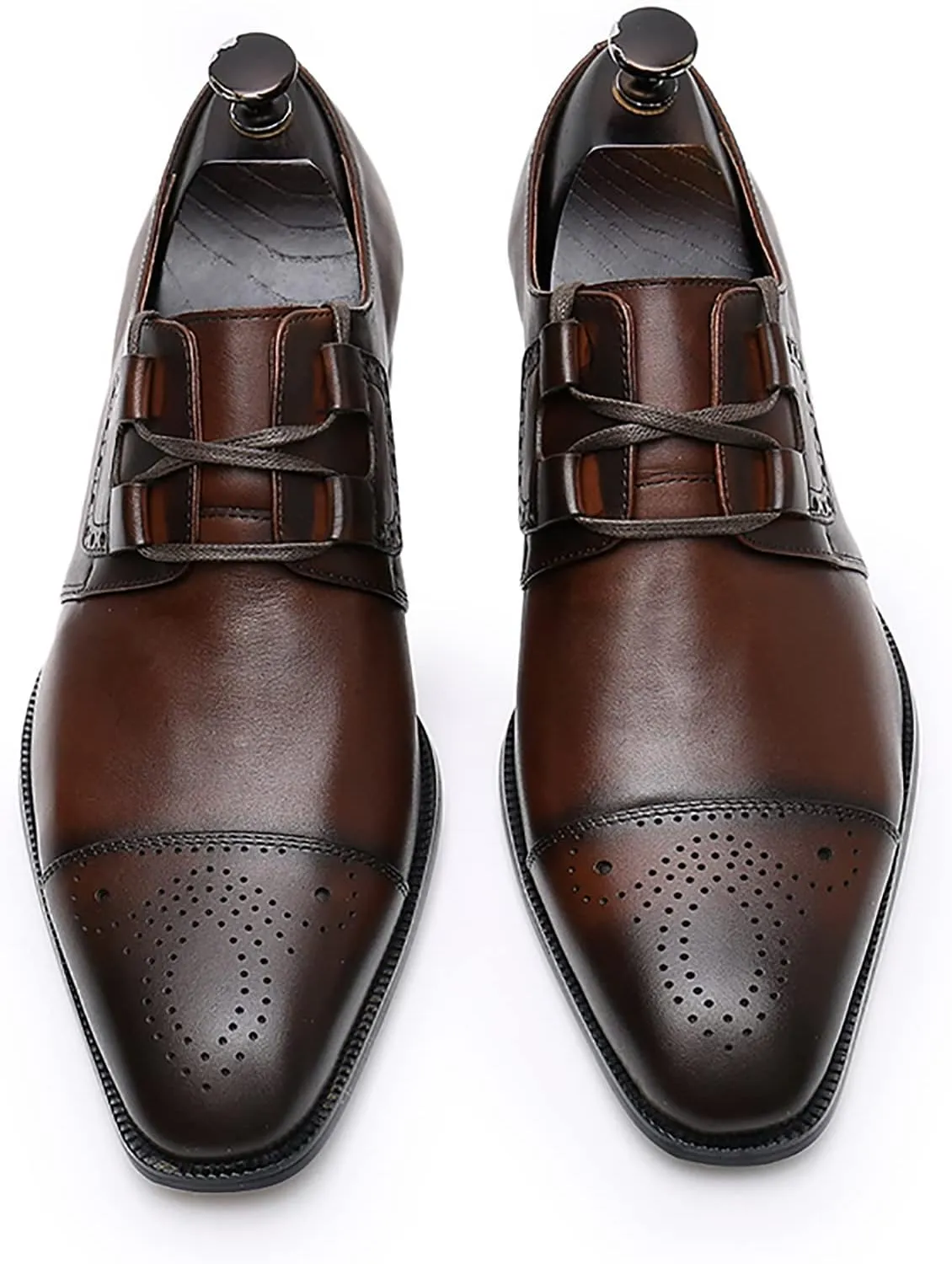 Men's Dress Leather Shoes Formal Loafers for Men Casual Slip On Moccasins Leather Lightweight Driving Shoes Business Shoes