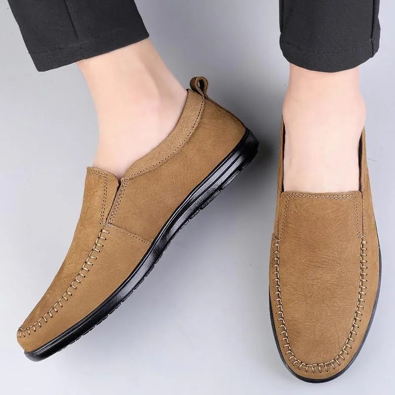 Men's Dress Shoes Men Slip On Loafers Sneakers Classic Formal Business Pointed Toe Oxfords Shoes