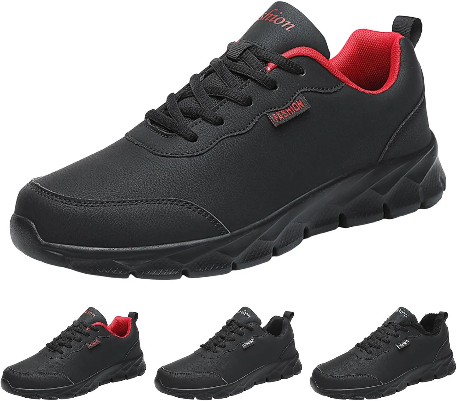 Men's Fashion Sneakers Men’s Sneakers Casual Shoes Fashion Black Shoes Casual Tennis for Men Hiking Skateboarding