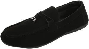 Men's Loafers Round Toe Smoking Loafers Tassel Simple Slip Resistant Flat Heel Anti-Slip Casual Classic Slip-ons