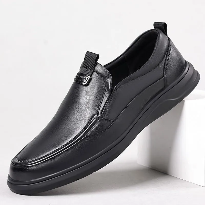 Men's Orthopedic Hands Free Slip ins Loafers Walking Shoes Comfortable Diabetic Supportive Loafer Shoes, Soft Plantar Fasciitis Arch Support Deck Shoes for Neuropathy