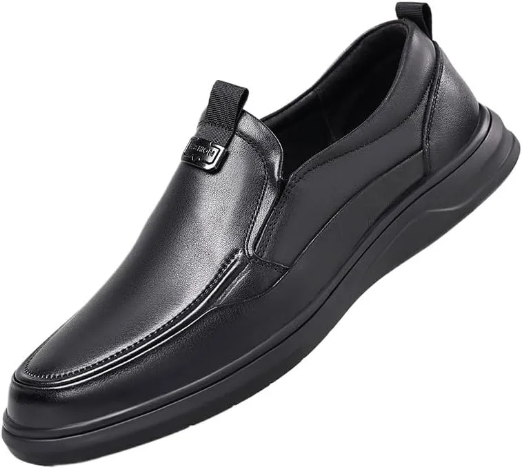 Men's Orthopedic Hands Free Slip ins Loafers Walking Shoes Comfortable Diabetic Supportive Loafer Shoes, Soft Plantar Fasciitis Arch Support Deck Shoes for Neuropathy