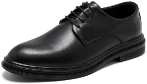 Men's Oxfords Classic Lace Up Leather Mens Dress Shoes Tuxedo Derby Shoes for Men