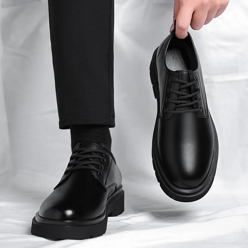 Men's Patent Leather Wingtip Brogue Oxford Shoes Perfect for Business Casual & Daily Wear