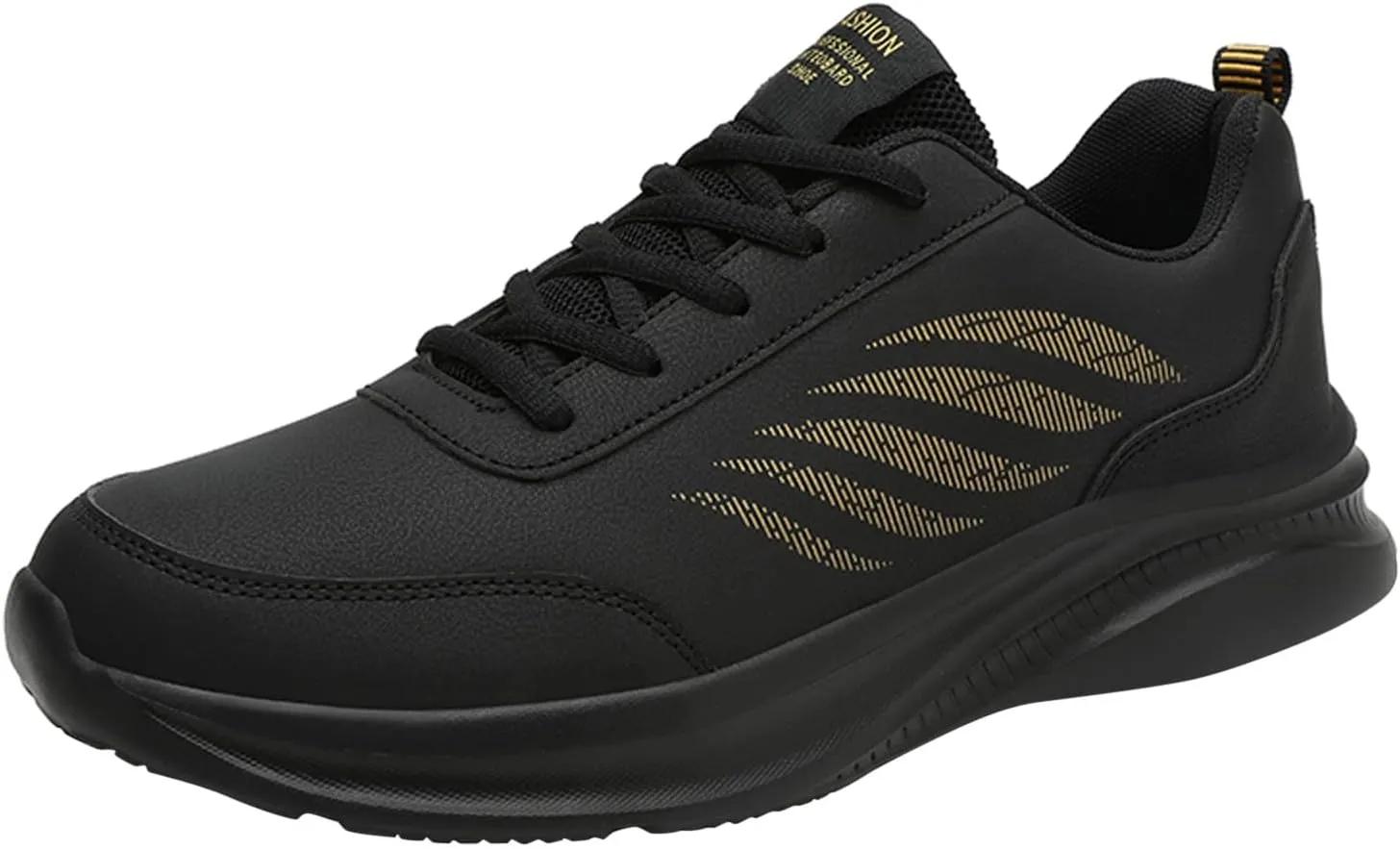 Mens Shoes Casual Leather Laace Up Solid Color Casual Fashion Simple Shoes Running Mens Sneaker Boots