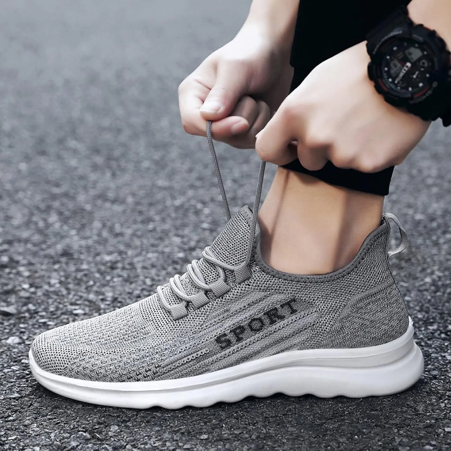 Mens Slip on Shoes Mens Walking Shoes Tennis Shoe for Men Sneaker for Men Sport Breathable Sneaker
