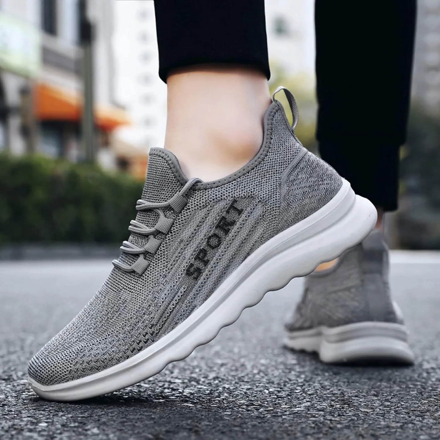 Mens Slip on Shoes Mens Walking Shoes Tennis Shoe for Men Sneaker for Men Sport Breathable Sneaker
