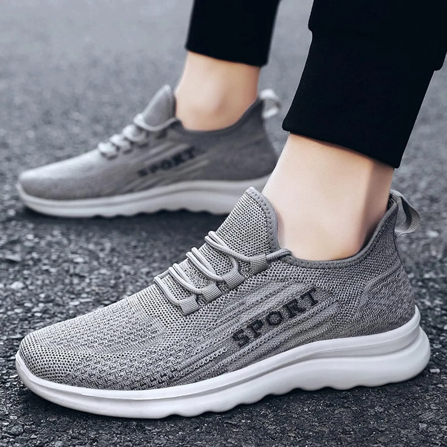 Mens Slip on Shoes Mens Walking Shoes Tennis Shoe for Men Sneaker for Men Sport Breathable Sneaker