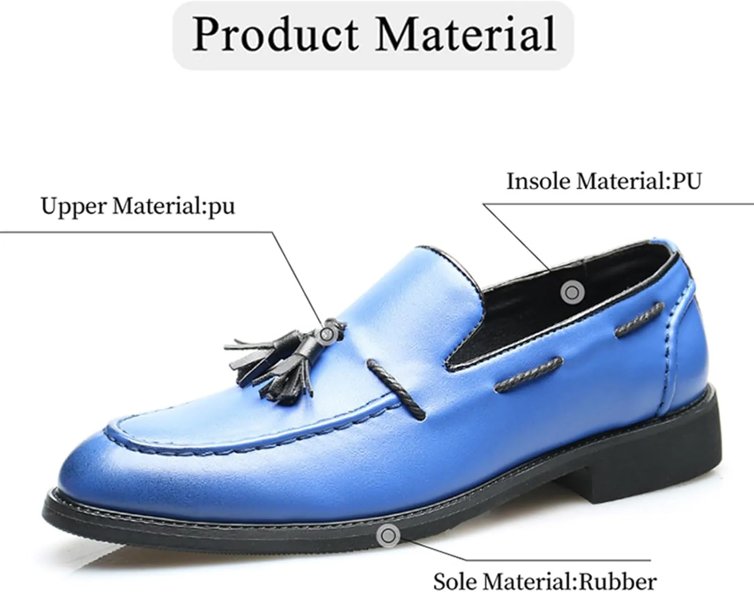 Men's Tassel Loafers Classic & Comfortable Slip-On Casual Driving Shoes for Men Versatile Style