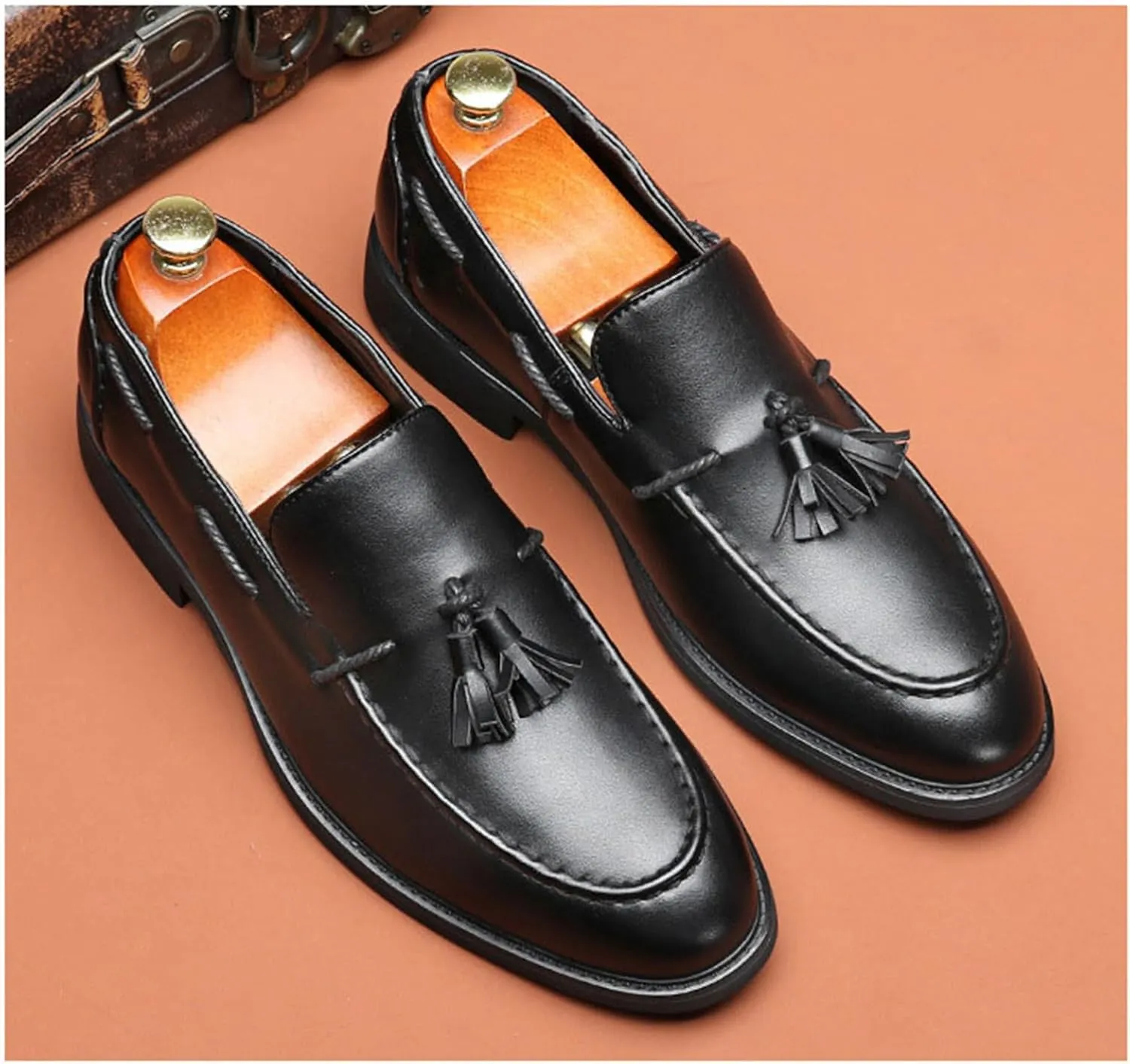 Men's Tassel Loafers Classic & Comfortable Slip-On Casual Driving Shoes for Men Versatile Style