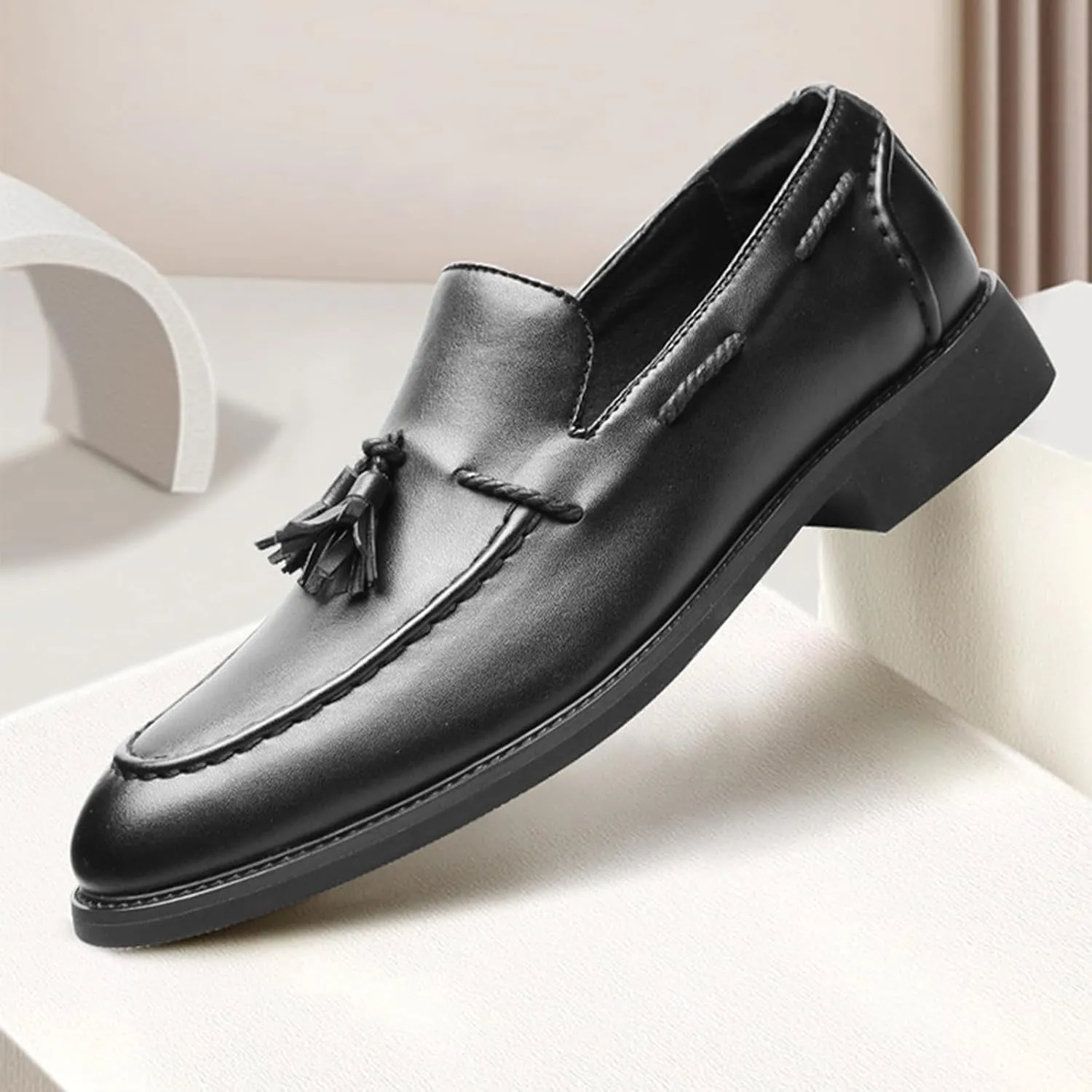 Men's Tassel Loafers Classic & Comfortable Slip-On Casual Driving Shoes for Men Versatile Style