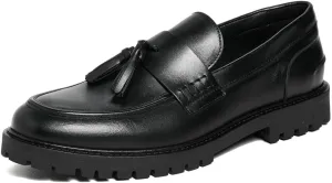 Men's Thatcher Leather Tassel Loafers