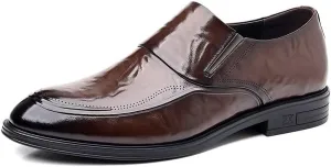 Mens Tuxedo Shoes Pointed Toe Classic Oxford Shoes Formal Office Working Premium Leather Derby