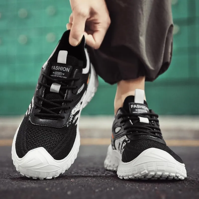 Men's Walking Shoes Breathable Sneakers Mesh Lightweight Running Shoes Fashion Casual Comfort Sneakers