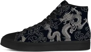 Men's Women's High Top Sneakers High Top Canvas Shoes Dragon Shoes Gifts for Men Women