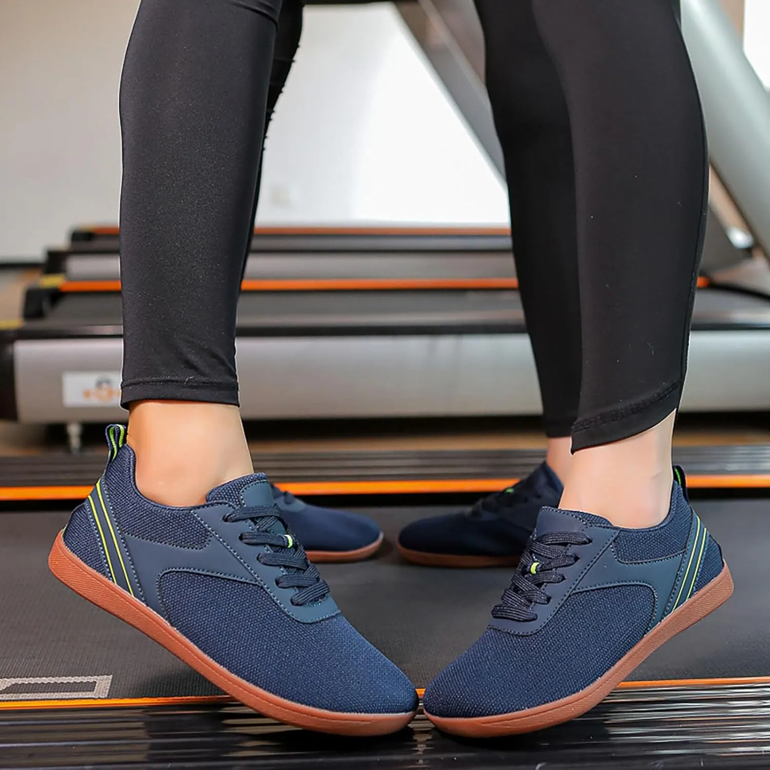 Non Slip Work Shoes Women Mesh Breathable Slip On Shoes Casual Brown Sneakers Women's Tennis Walking Lightweight Waterproof Tennis Shoe Trainers Shoe