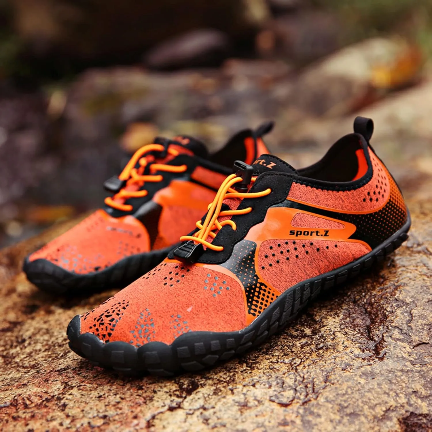 Outdoor Couple Women Men Mountaineering Casual Sport Shoes Strap Beach Running Breathable Soft Bottom Sneaker Laces Mens