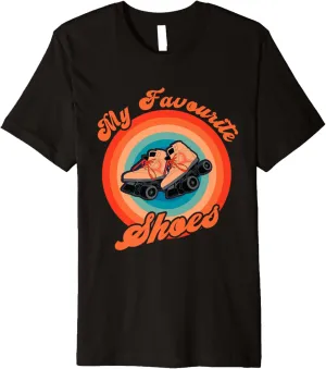 Rollerskater My Shoes Roller Skate Disco Roller Skates Premium T-Shirt
