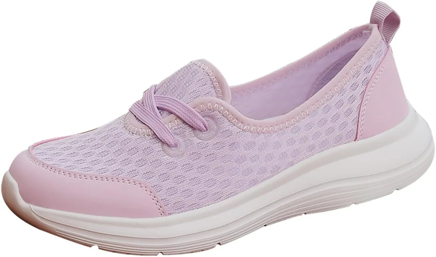 Running Shoes for Women Walking Ladies Shoes Casual Women's Fashion Sneakers Men's Athletic Sneakers Lightweight Breathable Tennis Shoe White Loafers