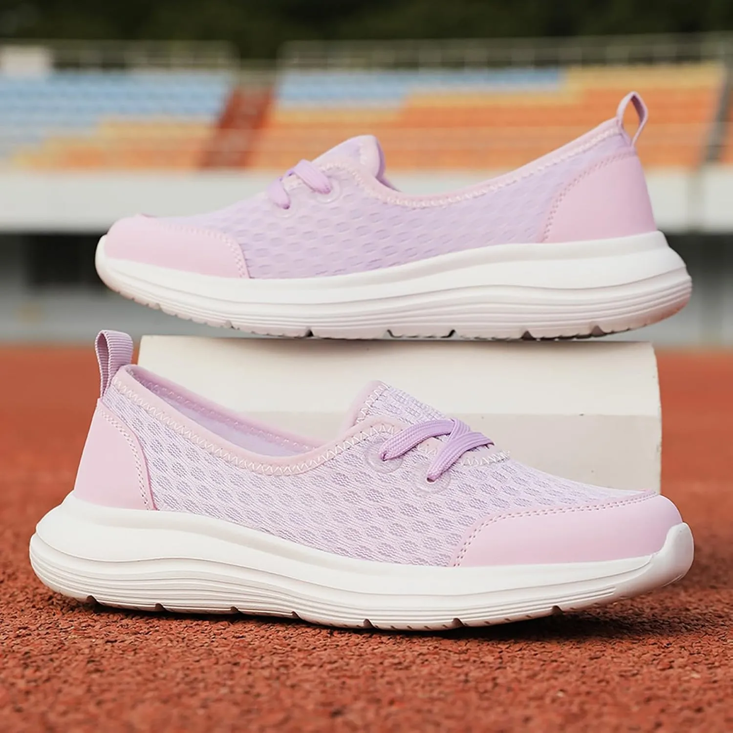 Running Shoes for Women Walking Ladies Shoes Casual Women's Fashion Sneakers Men's Athletic Sneakers Lightweight Breathable Tennis Shoe White Loafers