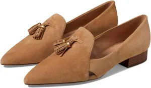 SHODENSE Women Tassel Loafer Flats Suede Slip On Pointed Closed Toe Flat Penny Loafers Dressy Ballerina Flats 4-11 M US