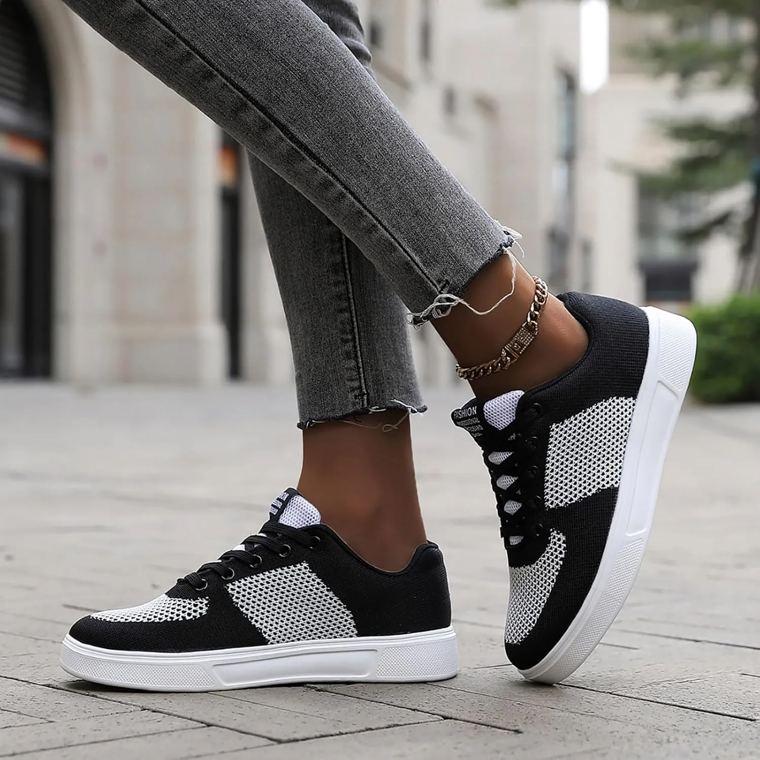 Shoes for Men Campus Shoes Mens Slip on Walking Blade Tennis Men's Tennis Racquet Sport Athletic Gym for Men White Sneakers Leather